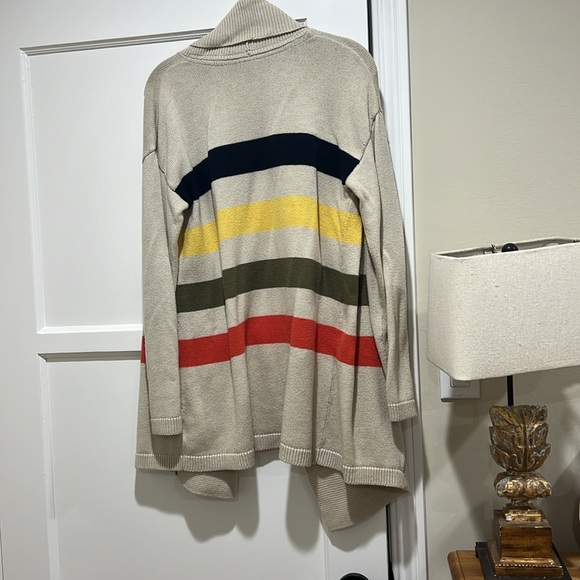 Talbots open front boyfriend fit cardigan - Picture 10 of 15